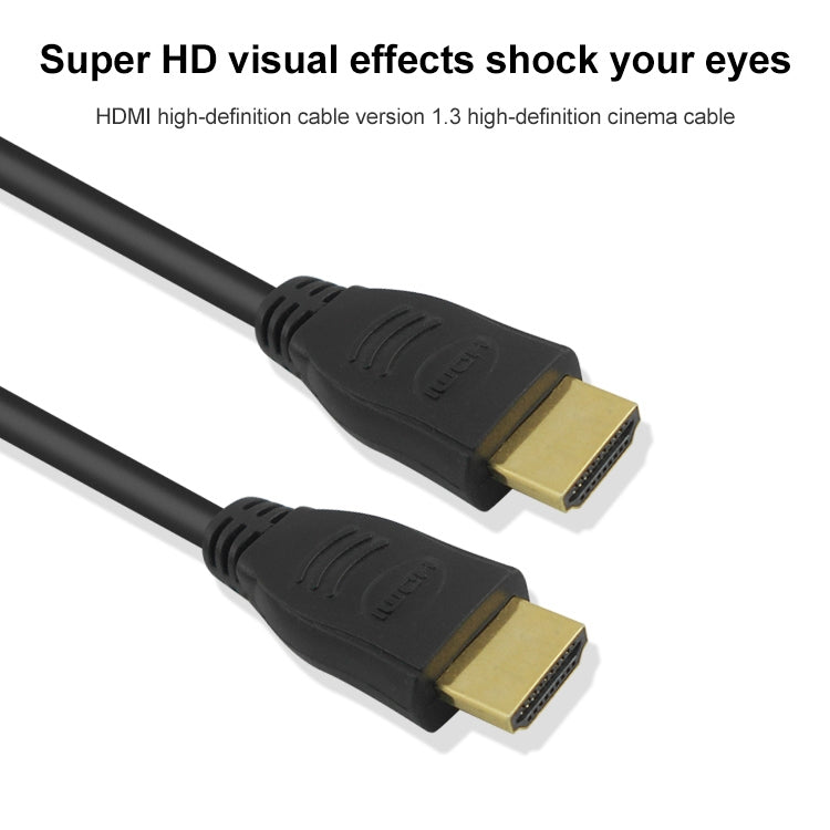 50cm HDMI 19 Pin Male to HDMI 19Pin Male Cable, 1.3 Version, Support HD TV / Xbox 360 / PS3 etc (Black + Gold Plated) by buy2fix