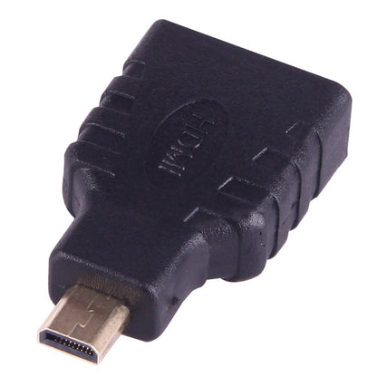 Micro HDMI Male to HDMI Female Adapter (Gold Plated)(Black) by buy2fix