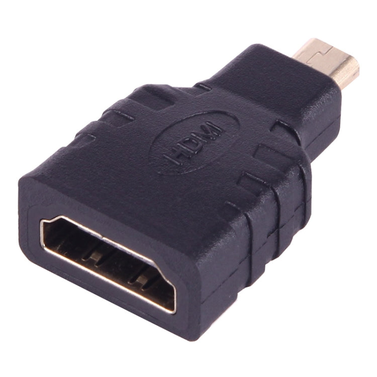 Micro HDMI Male to HDMI Female Adapter (Gold Plated)(Black) by buy2fix