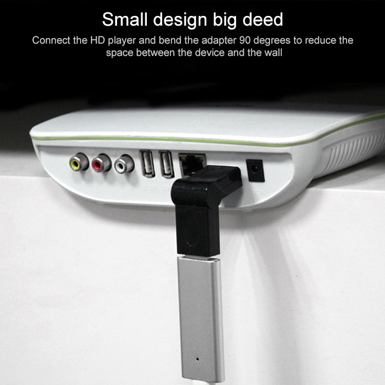 HDMI 19 Pin Male to HDMI 19Pin Female SWIVEL (180 Degree) Adaptor (Gold Plated)(Black) by buy2fix