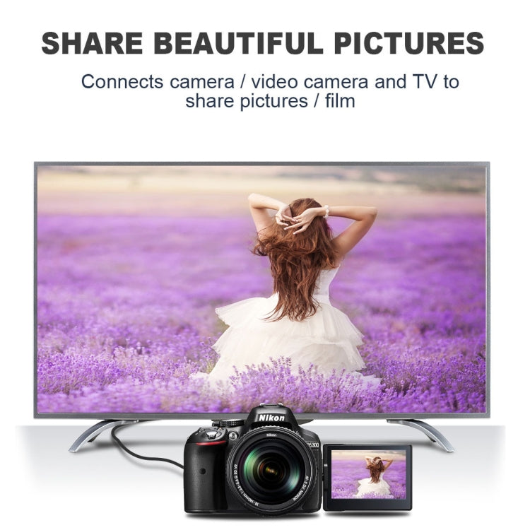 1m Gold Plated 3D 1080P Micro HDMI Male to HDMI Male cable for Mobile Phone, Cameras, GoPro - Cable by buy2fix | Online Shopping UK | buy2fix