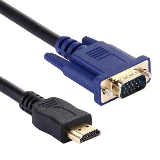 HDMI Male to VGA Male 15PIN Video Cable(Black) by buy2fix