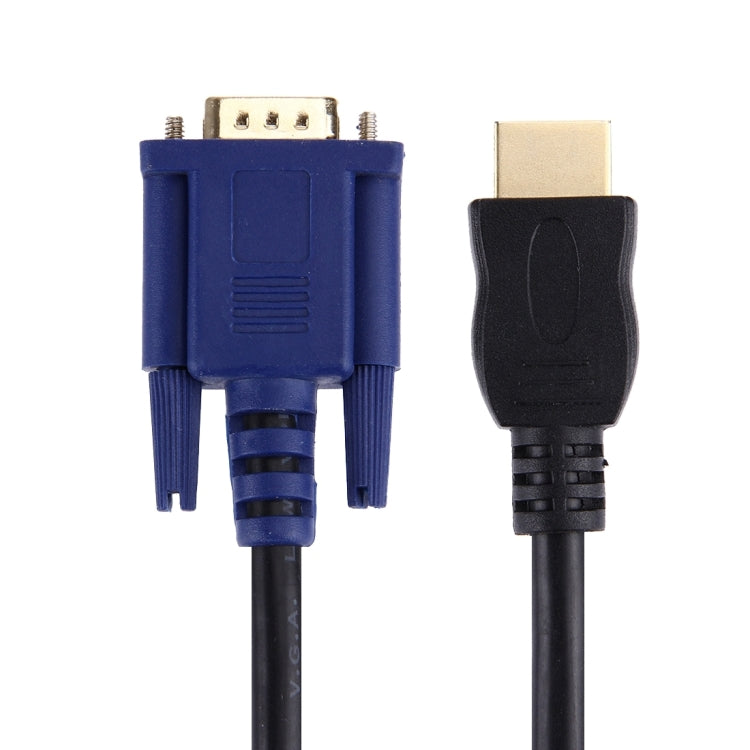HDMI Male to VGA Male 15PIN Video Cable(Black) by buy2fix