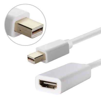 Full HD 1080P Mini DisplayPort Male to HDMI Female Port Cable Adapter, Length: 20cm -  by buy2fix | Online Shopping UK | buy2fix