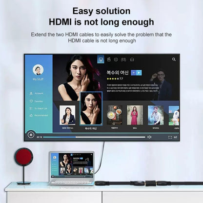 Gold Plated HDMI 19 Pin Female to HDMI 19 Pin Female Adapter, CF to CF by buy2fix