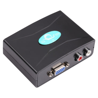VGA to HDMI Converter with Audio (FY1316)(Black) - VGA Converter by buy2fix | Online Shopping UK | buy2fix