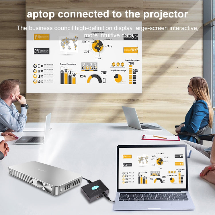 VGA to HDMI Converter with Audio (FY1316)(Black) - VGA Converter by buy2fix | Online Shopping UK | buy2fix