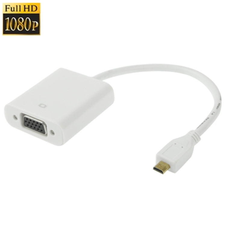 22cm Micro HDMI Male to VGA Female Video Adapter Cable, Support Full HD 1080P by buy2fix