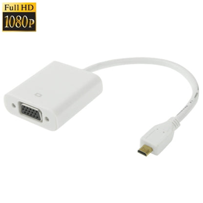 22cm Micro HDMI Male to VGA Female Video Adapter Cable, Support Full HD 1080P by buy2fix