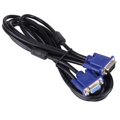Good Quality VGA 15 Pin Male to VGA 15 Pin Female Cable for LCD Monitor, Projector, etc (Length: 1.8m) by buy2fix