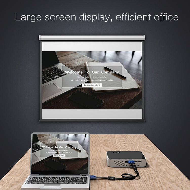 5m Good Quality VGA 15 Pin Male to VGA 15 Pin Female Cable for LCD Monitor, Projector, etc(Black) by buy2fix