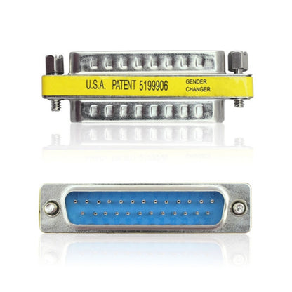 DB25 25 Pin Male to Male Mini Gender Changer Adapter by buy2fix