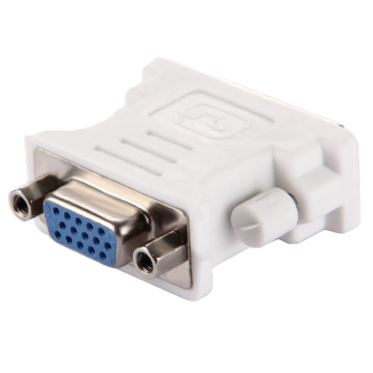 DVI 24+1 Pin Male to VGA 15Pin Female Adapter(White) by buy2fix