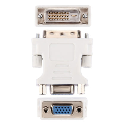 DVI 24+1 Pin Male to VGA 15Pin Female Adapter(White) by buy2fix