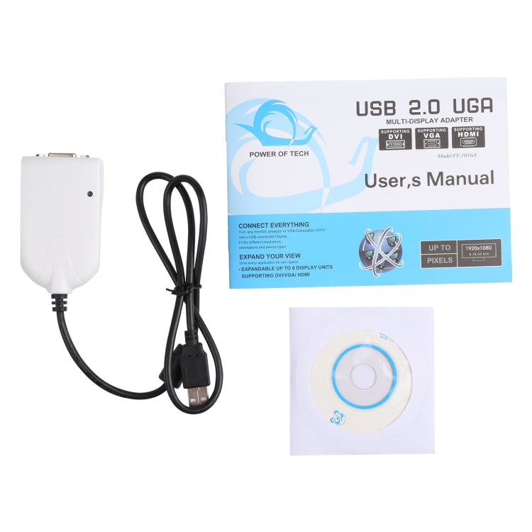 USB To VGA Multi-Monitor / Multi-Display Adapter, USB 2.0 External Graphics Card by buy2fix