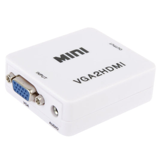 1080P Mini VGA to HDMI Audio Video Converter for HDTV, PC, Laptop and DVD by buy2fix