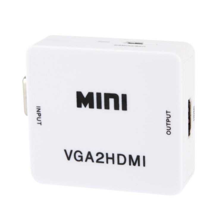 1080P Mini VGA to HDMI Audio Video Converter for HDTV, PC, Laptop and DVD by buy2fix