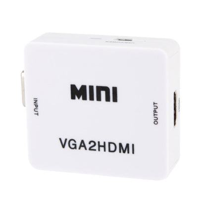 1080P Mini VGA to HDMI Audio Video Converter for HDTV, PC, Laptop and DVD by buy2fix