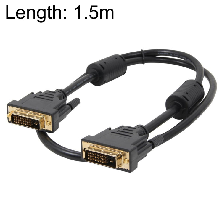DVI 24+1P Male to DVI 24+1P Male Cable, Length: 1.5m by buy2fix