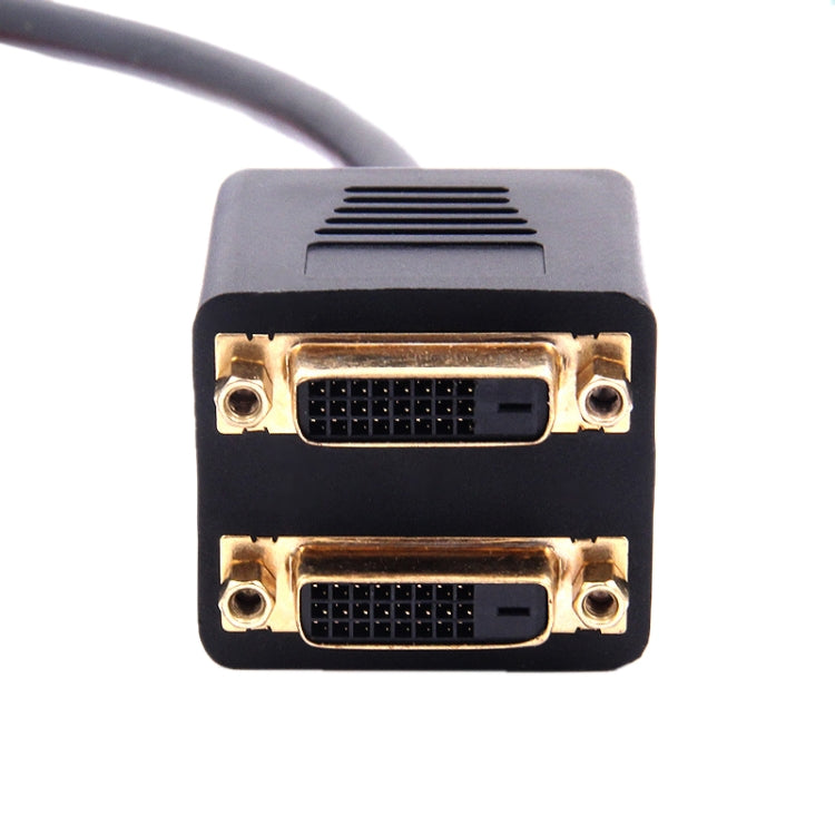 24+1 DVI Male to 2 DVI Female Cable Adapter, Length: 30cm by buy2fix