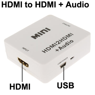 Mini HDMI to HDMI Audio Decoder by buy2fix
