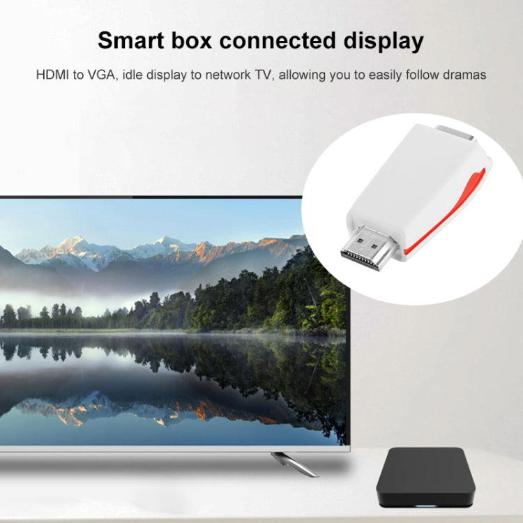 Full HD 1080P HDMI to VGA Adapter for Power and Audio by buy2fix