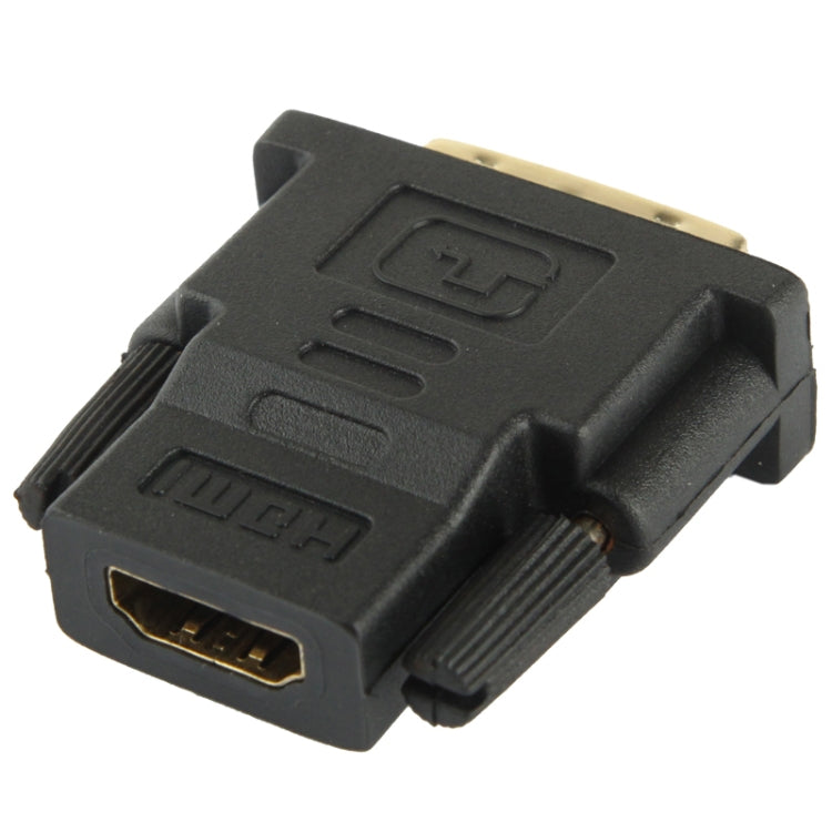 DVI-D 24+1 Pin Male to HDMI 19 Pin Female Adapter for Monitor / HDTV - Adapter by buy2fix | Online Shopping UK | buy2fix