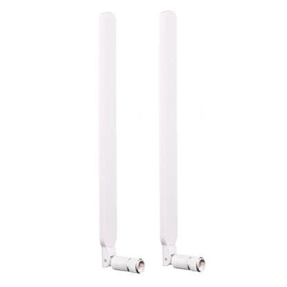 2 PCS B593 5dBi SMA Male 4G LTE Router Antenna(White) - SMA/RP-SMA Antenna by buy2fix | Online Shopping UK | buy2fix