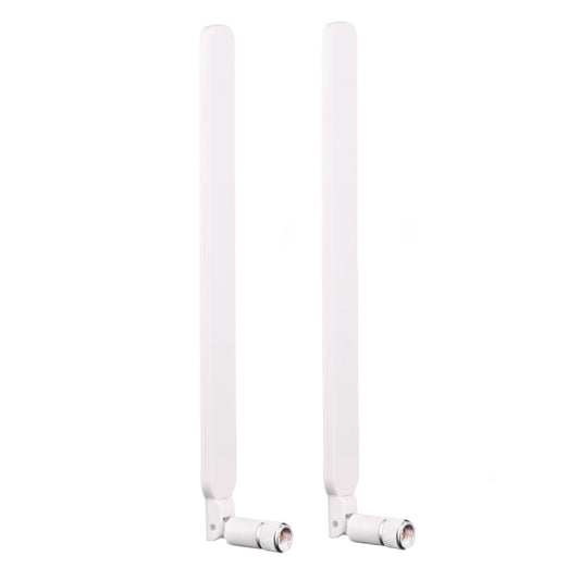2 PCS B593 5dBi SMA Male 4G LTE Router Antenna(White) - SMA/RP-SMA Antenna by buy2fix | Online Shopping UK | buy2fix