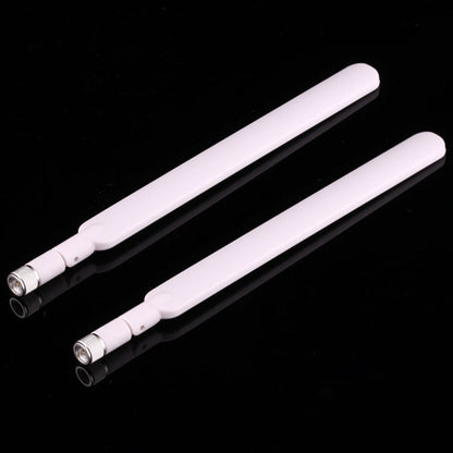 2 PCS B593 5dBi SMA Male 4G LTE Router Antenna(White) - SMA/RP-SMA Antenna by buy2fix | Online Shopping UK | buy2fix