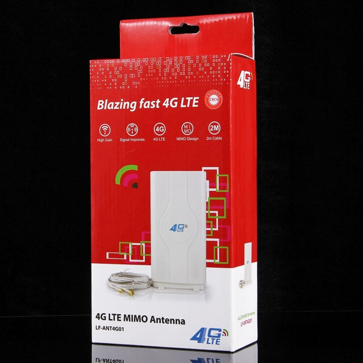 LF-ANT4G01 Indoor 88dBi 4G LTE MIMO Antenna with 2 PCS 2m Connector Wire, CRC9 Port by buy2fix
