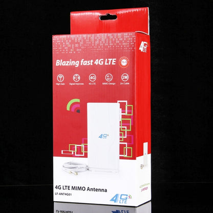 LF-ANT4G01 Indoor 88dBi 4G LTE MIMO Antenna with 2 PCS 2m Connector Wire, TS-9 Port by buy2fix