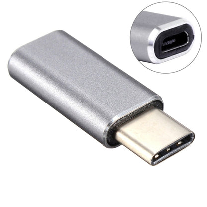 Aluminum Micro USB to USB 3.1 Type-C Converter Adapter(Grey) by buy2fix