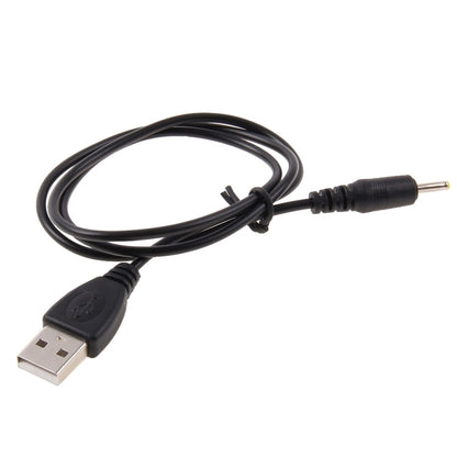 USB to 2.5mm DC Charging Cable, Length: 65cm(Black) - Micro USB Cable by buy2fix | Online Shopping UK | buy2fix