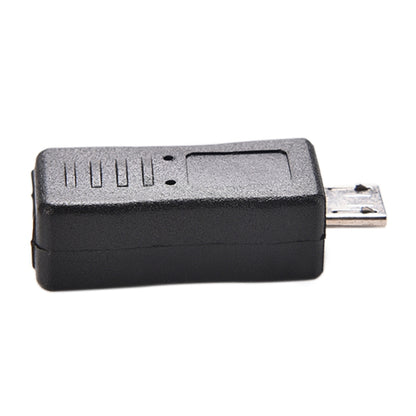 USB 2.0 Micro USB Male to Female Adapter for Galaxy S IV / i9500 / S III / i9300(Black) by buy2fix