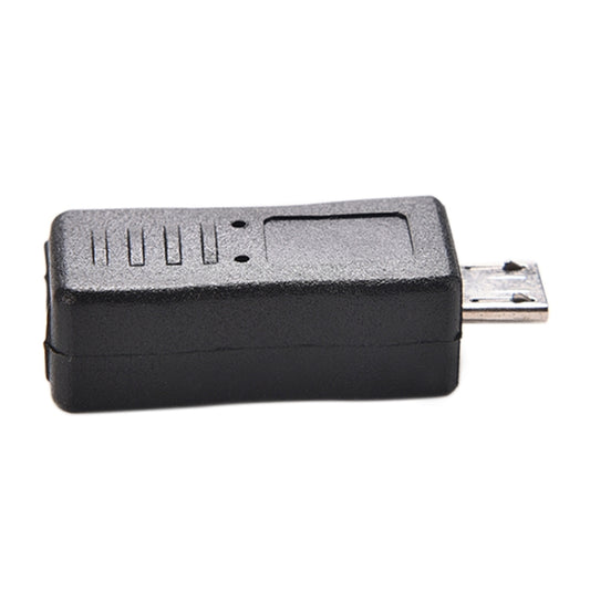 USB 2.0 Micro USB Male to Female Adapter for Galaxy S IV / i9500 / S III / i9300(Black) by buy2fix