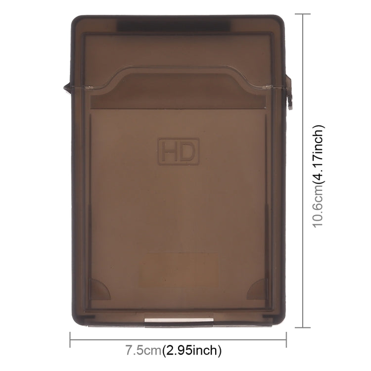 USB 2.0 to 7+15 Pin 22Pin SATA Data Cable Converter Adapter with Box Case for 2.5 / 3.5 Inch Hard Disk Drive HDD(Black) by buy2fix