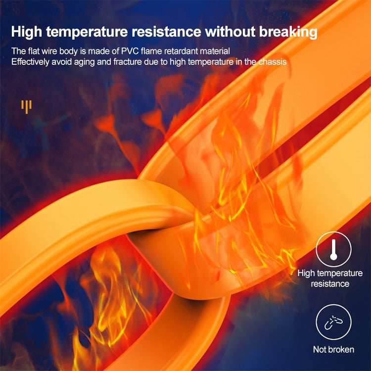 Serial SATA Data Cable,With Metal Clip, Length: 40cm by buy2fix