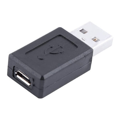 USB 2.0 AM to Micro USB Female Adapter(Black) by buy2fix