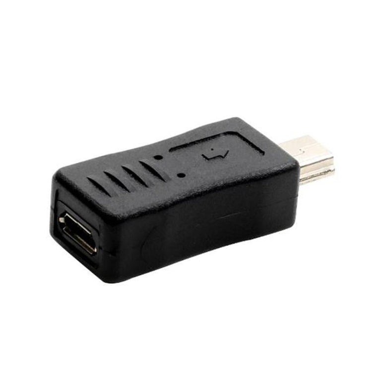 USB 2.0 Mini USB to Micro USB Female Adapter(Black) by buy2fix