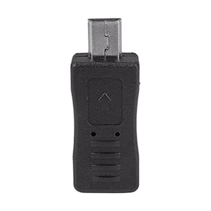 USB 2.0 Mini USB to Micro USB Female Adapter(Black) by buy2fix