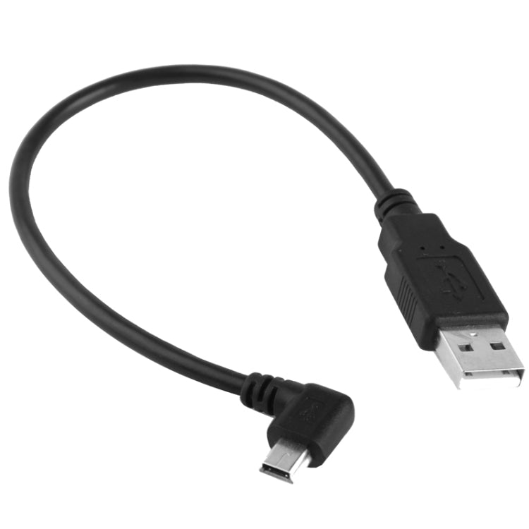 90 Degree Mini USB Male to USB 2.0 AM Adapter Cable, Length: 25cm by buy2fix