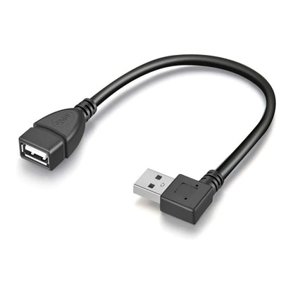 90 Degree USB 2.0 AM to AF Adapter Cable, Length: 25cm by buy2fix