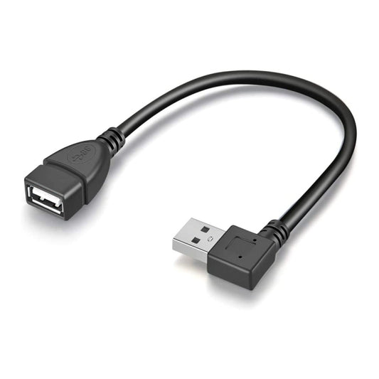 90 Degree USB 2.0 AM to AF Adapter Cable, Length: 25cm by buy2fix