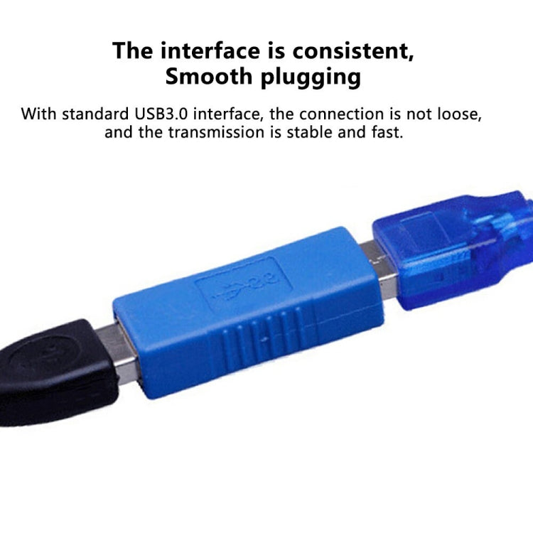 Super Speed USB 3.0 AF to AF Cable Adapter (Blue) by buy2fix