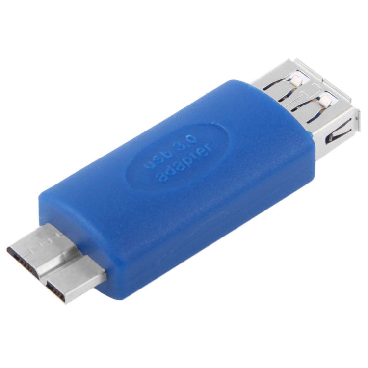 Super Speed USB 3.0 AF to USB 3.0 Micro-B Male Adapter(Blue) by buy2fix