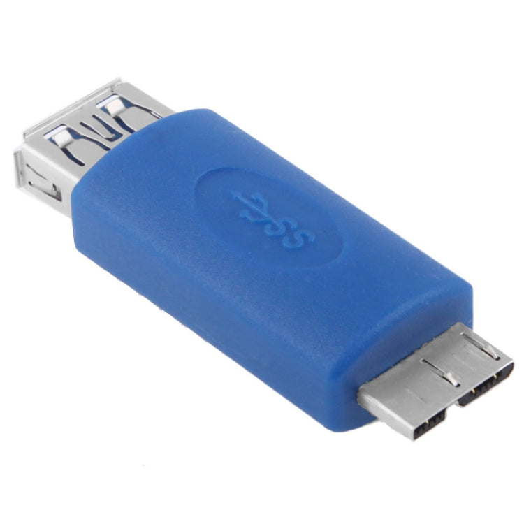 Super Speed USB 3.0 AF to USB 3.0 Micro-B Male Adapter(Blue) by buy2fix