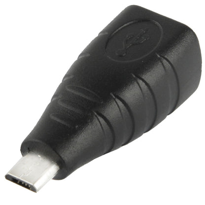Micro USB Male to USB BF Adapter(Black) by buy2fix