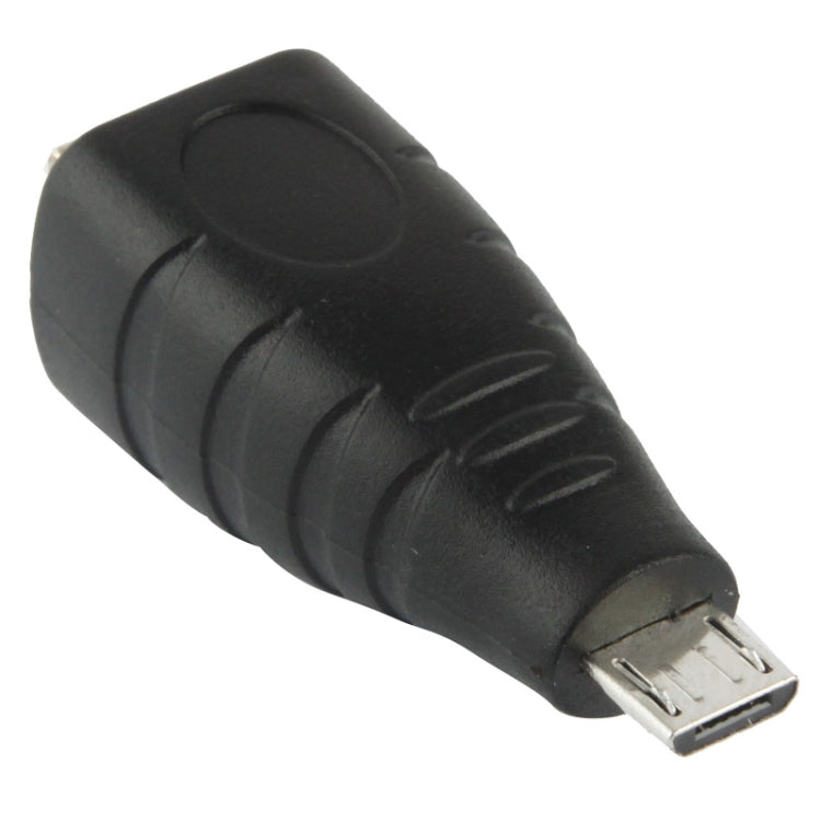 Micro USB Male to USB BF Adapter(Black) by buy2fix