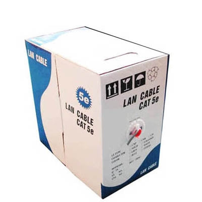 Lan Cable (CAT5E Data cable), Copper, Length: 305m , Diameter: 0.5mm by buy2fix